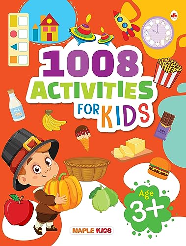Brain Activity Book for Kids - 1008 activities for Age 3+ by Maple Press