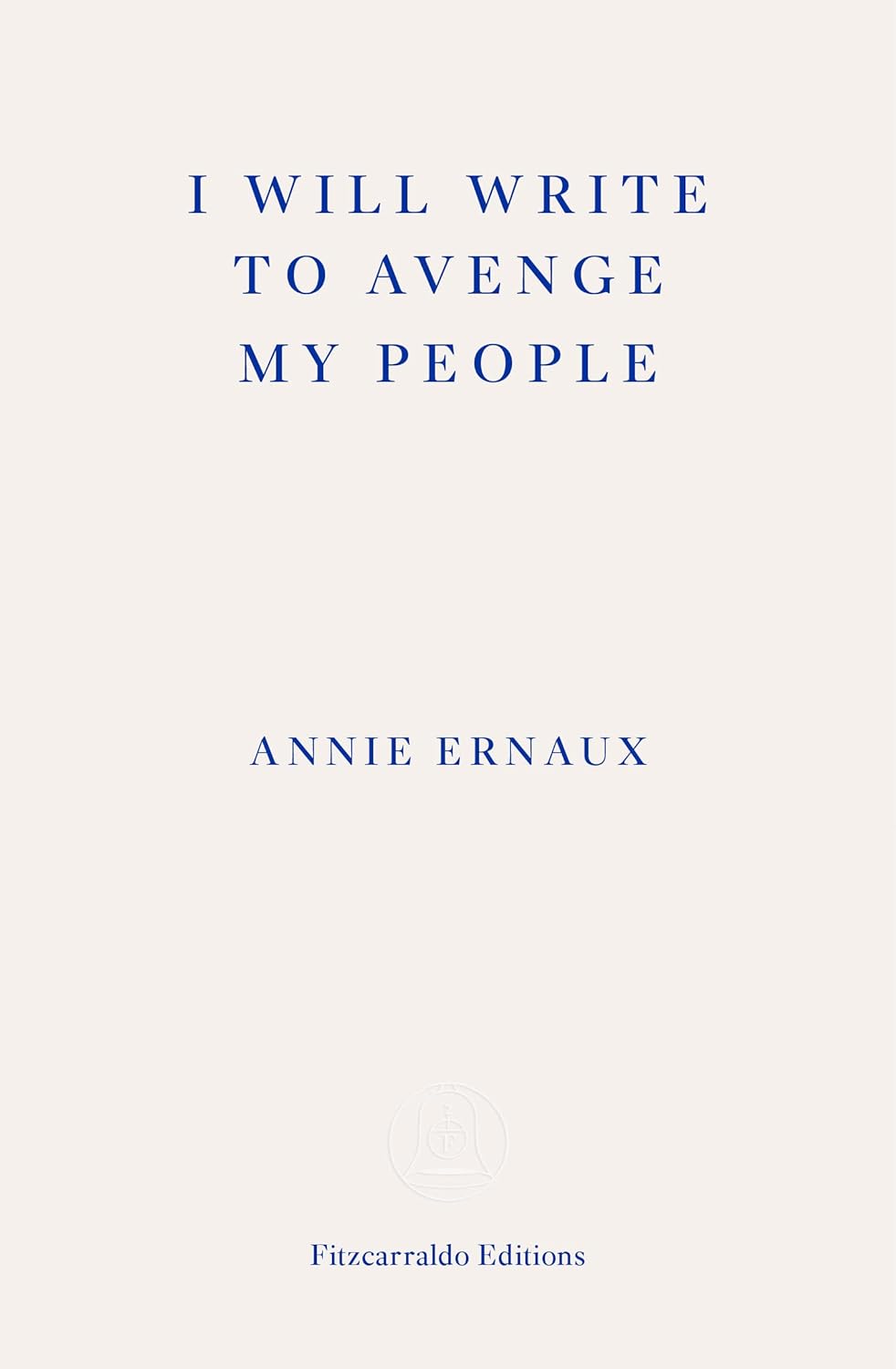 I Will Write to Avenge My People