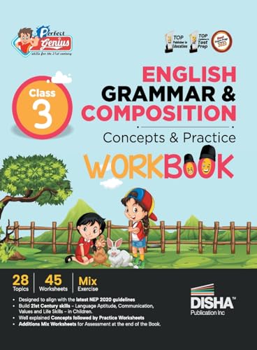Perfect Genius Class 3 English Grammar & Composition Concepts & Practice Workbook Follows NEP 2020 Guidelines