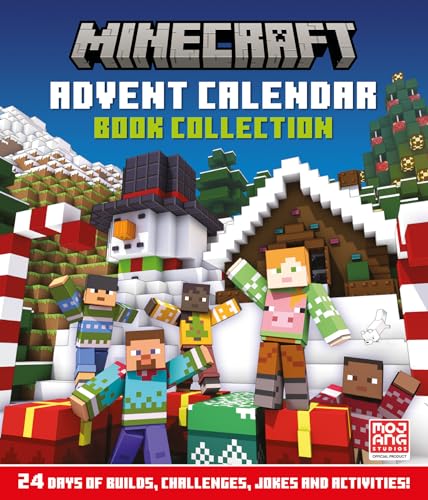 Minecraft Advent Calendar: Book Collection: The official illustrated children’s Christmas advent calendar – perfect gift for kids aged 6, 7, 8, 9, 10 and 11! by Minecraft