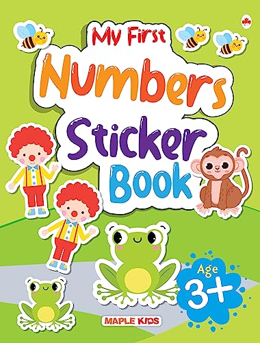 My First Sticker Book - Numbers - Activity Book for Kids with 100+ stickers - Age 3+ by Maple Press