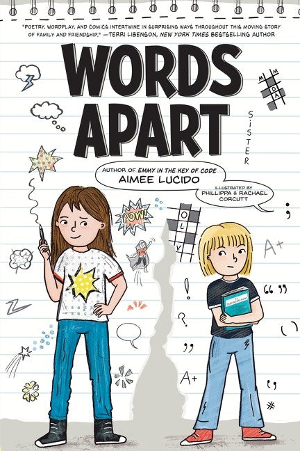 Words Apart: A Heartfelt Graphic Hybrid Novel About Sisters Navigating Divorce for Kids