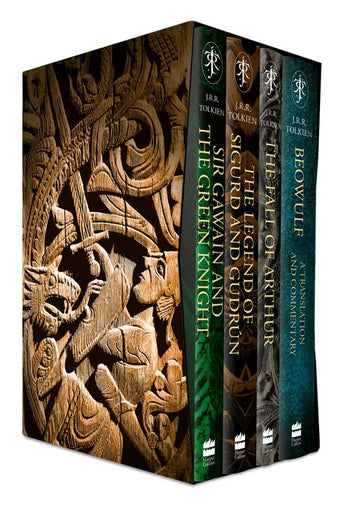 Myths and Legends (Boxed Set): Sir Gawain and the Green Knight, The Legend of Sigurd and Gudrún, The Fall of Arthur & Beowulf: A Translation and Commentary