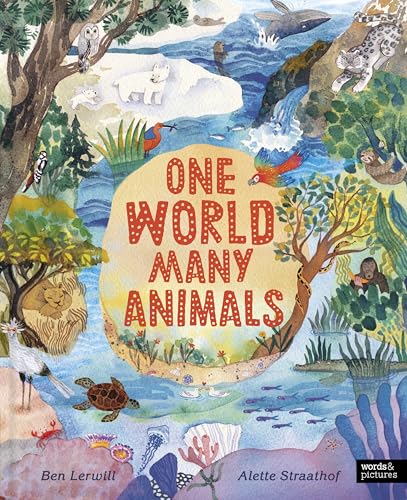 words pictures One World, Many Animals.