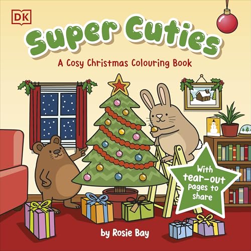 DK Children Super Cuties A Cosy Christmas Colouring Book.