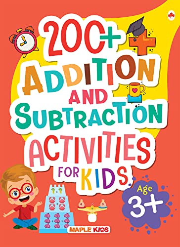 Math Activity Book for Kids - 200+ Addition and Subtraction for Age 3+ Years by Maple Press