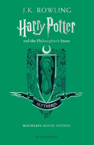 Harry Potter and the Philosopher's Stone – Slytherin Hogwarts House Edition by J K Rowling