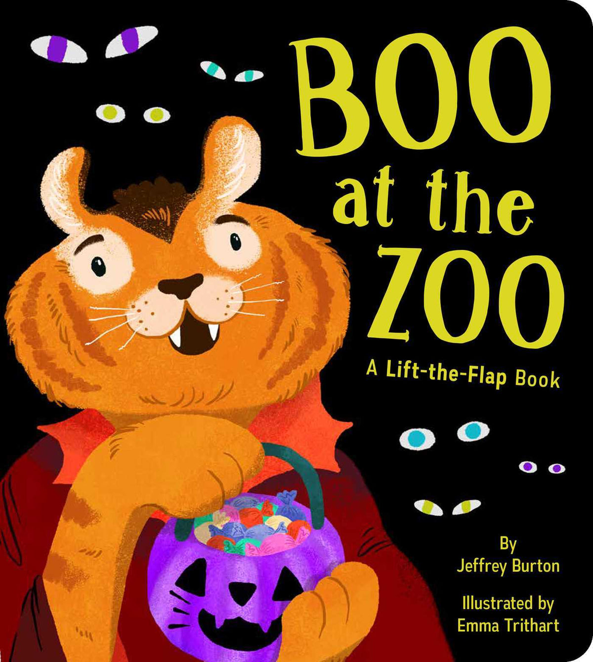 Boo at the Zoo: A Lift-the-Flap Book by Jeffrey Burton