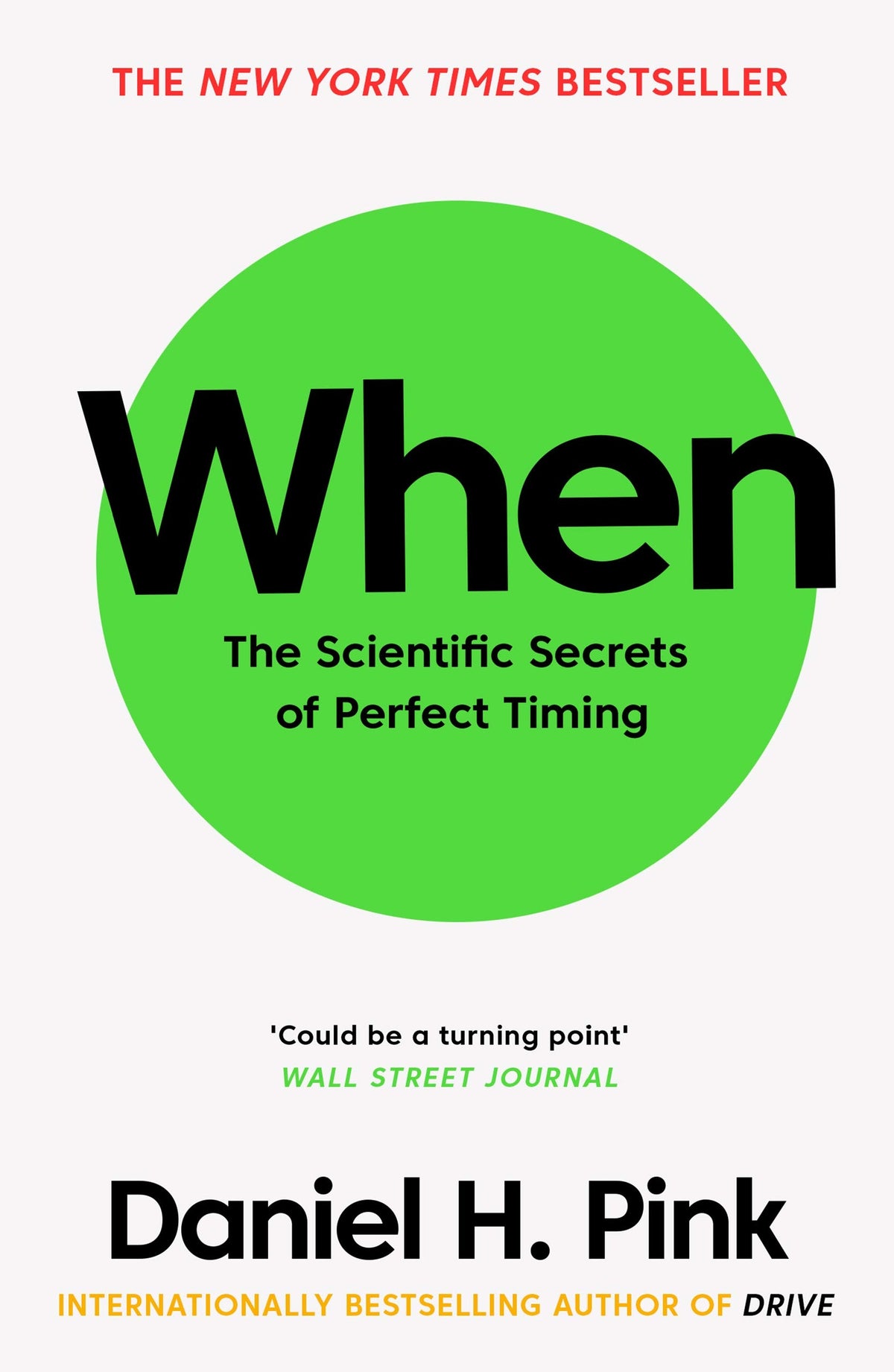 When: The Scientific Secrets of Perfect Timing by Daniel H. Pink