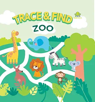 Trace and Find Zoo by Booktopus
