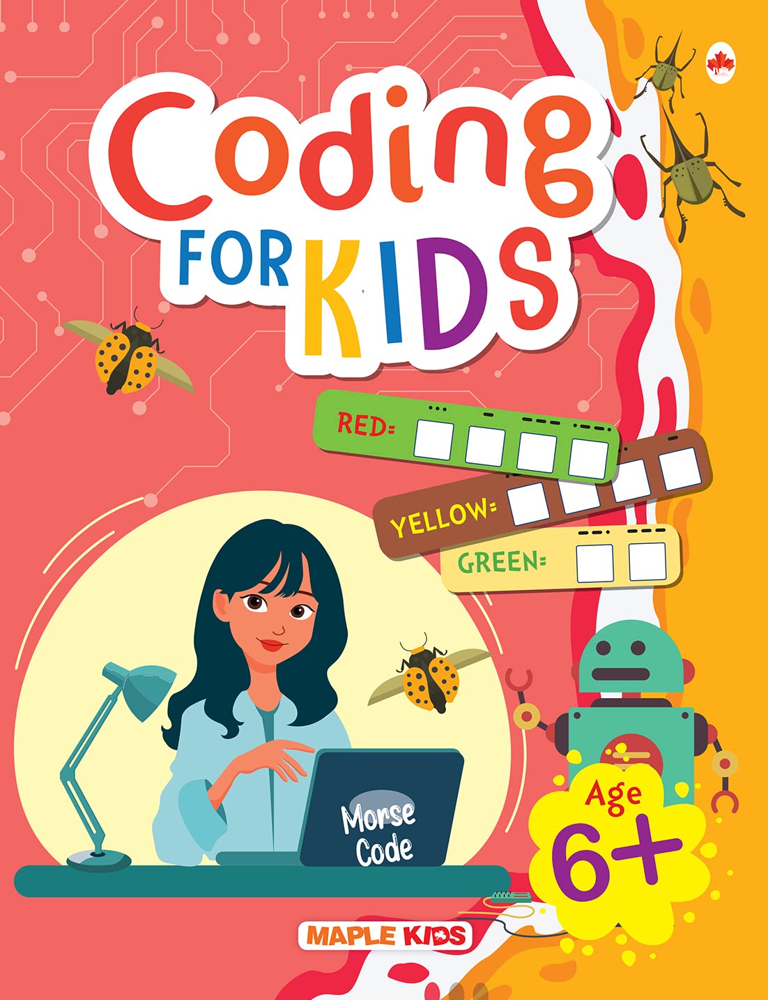 Introduction to Coding for Kids - Brain Activity Book for Kids - Age 6+ by Maple Press