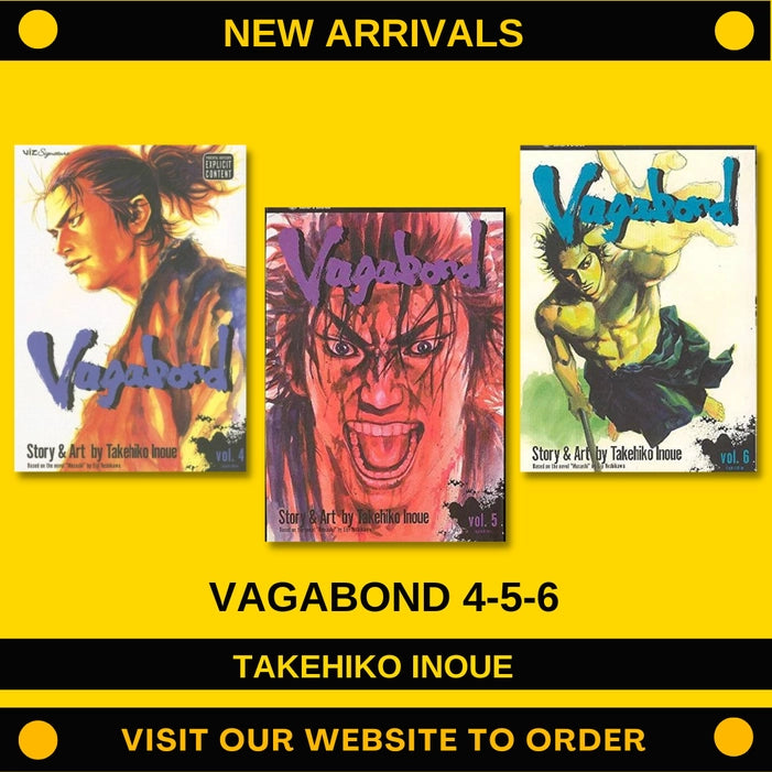 VAGABOND Vol. 1-3 [Latest Edition] Manga Combo Set