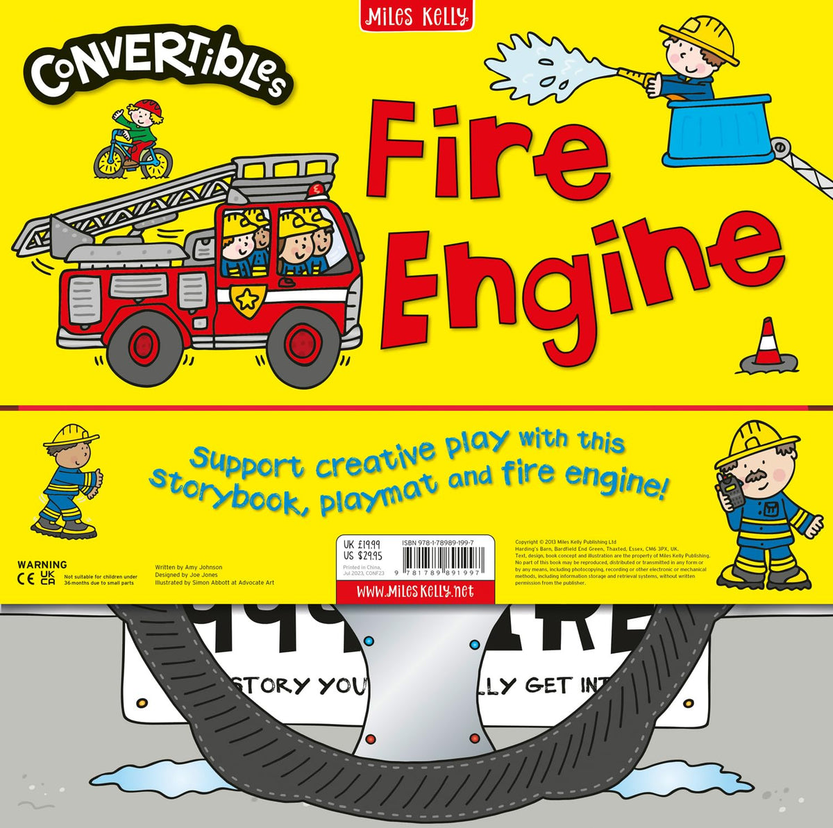 Convertible Fire Engine by Miles Kelly And Amy Johnson