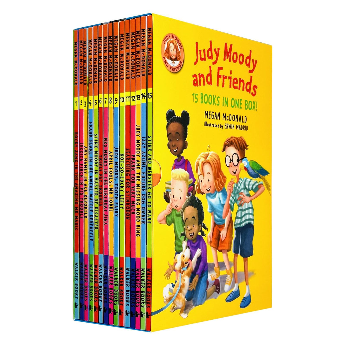 Judy Moody and Friends 15 Books Slipcase Set by Mcdonald Megan