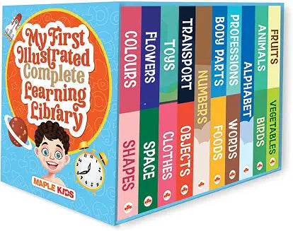 My First Illustrated Complete Learning Library (10 Books Set) by Maple Press