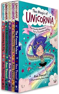 The Magic of Unicornia Series 5 Books Collection Set By Ana Punset