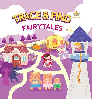 Trace and Find Fairytales by Booktopus