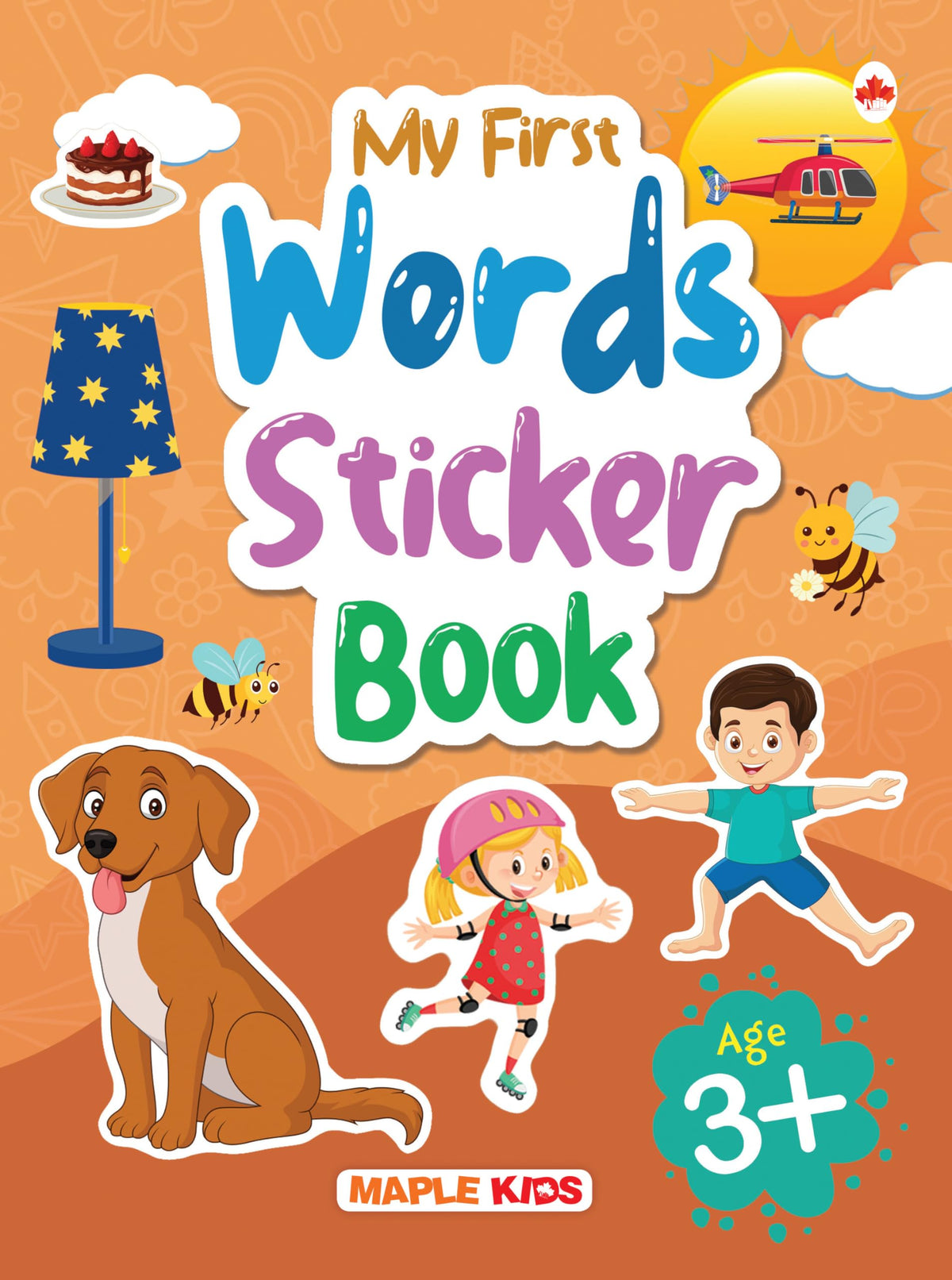 My First Words Sticker Book -Age 3+ by Maple Press