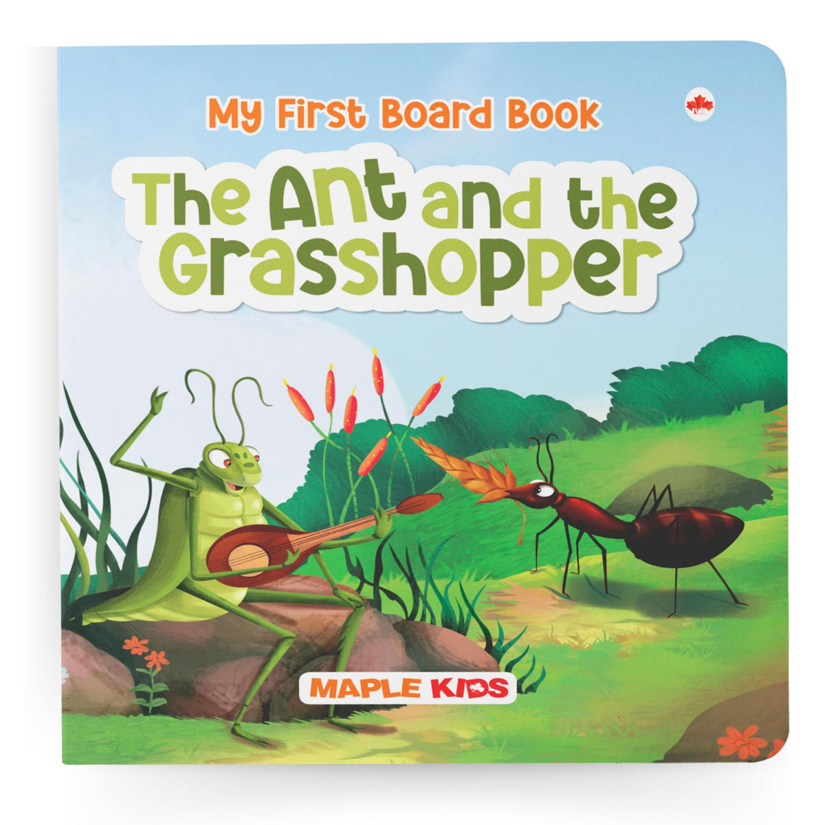 My First Board Book-The Ant and the Grasshopper by Maple Press In House