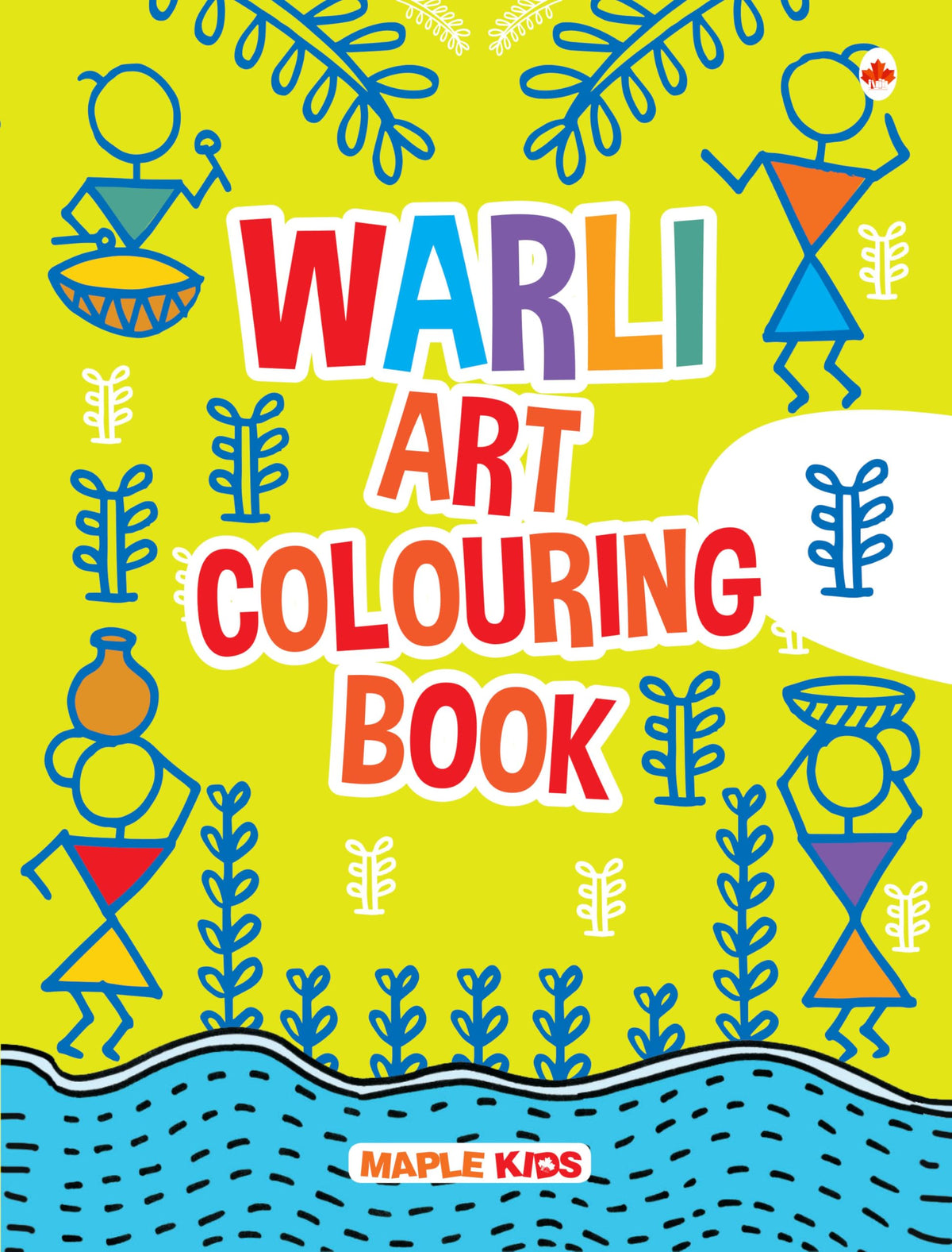 Warli Art Colouring Book by Maple Press