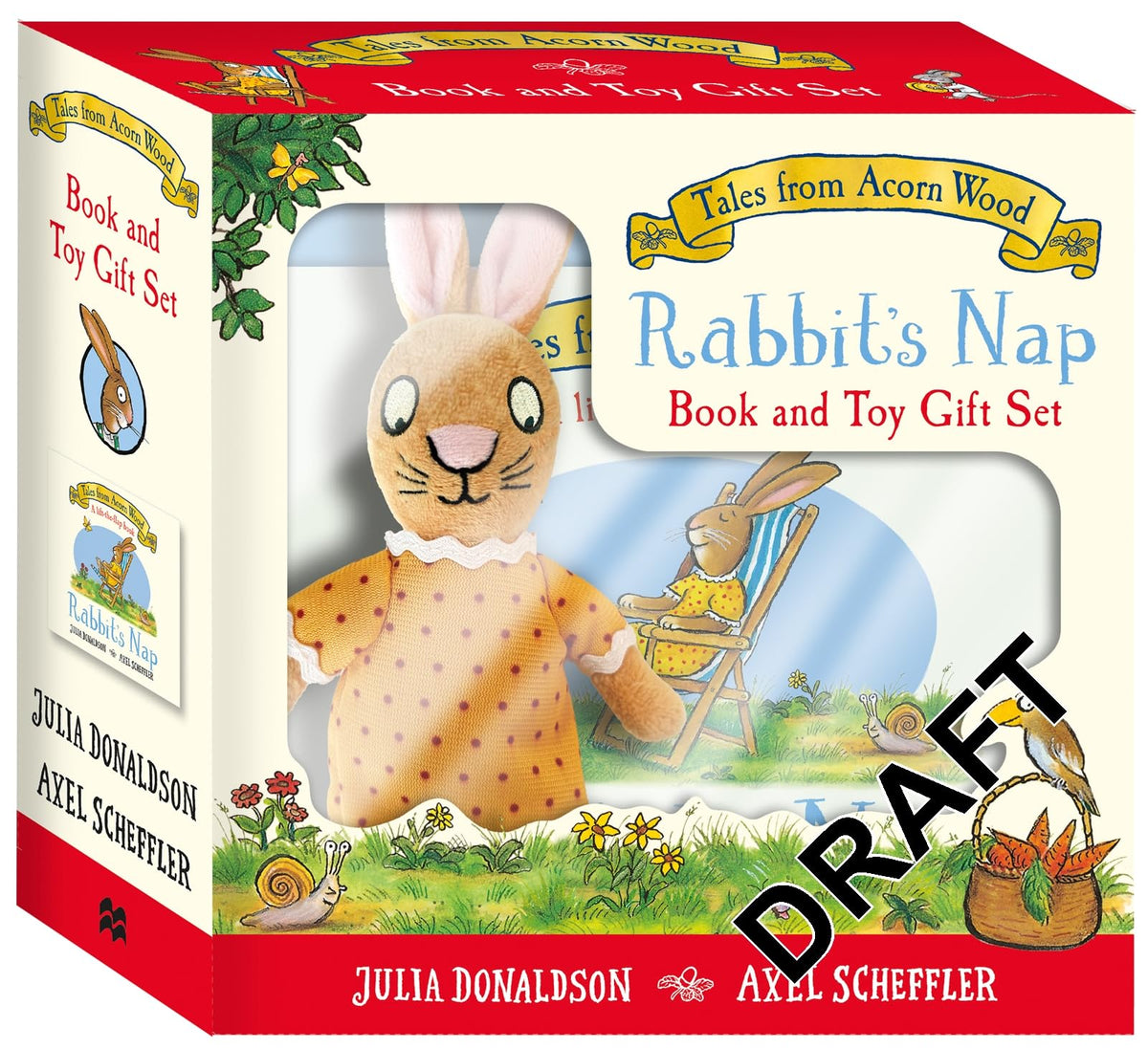 Tales from Acorn Wood: Rabbit's Nap Book and Toy Gift Set by Julia Donaldson And Axel Scheffler