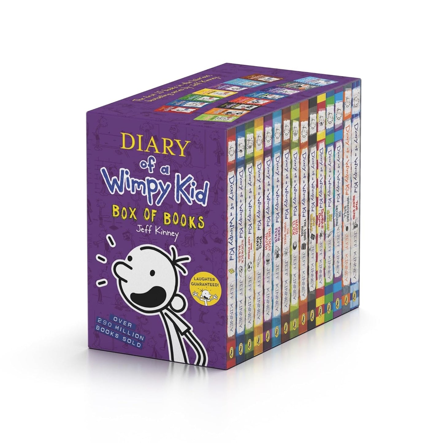 ( Purple) Diary of a Wimpy Kid Box Set: 15 Books