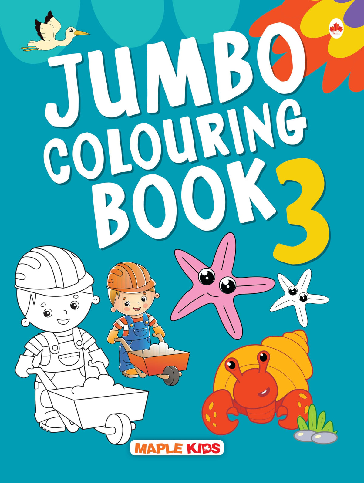 Jumbo Colouring Book-3 by Maple Press