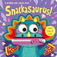 Wobbly Eye Zipper Snackasaurus by Georgie Taylor
