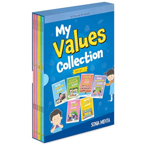 My Book of Values Boxset 3: A Set of 6 Exciting Story cum Activity Books | Illustrated Storybooks on Values and Good Behaviour | Ages 5 +