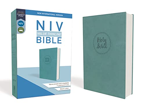 Niv, Value Thinline Bible, Leathersoft, Teal, Comfort Print
