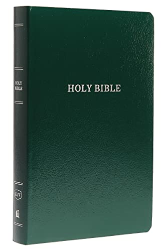 KJV, Gift and Award Bible, Leather-Look, Green, Red Letter,