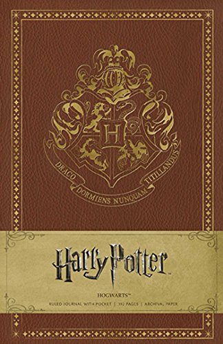 HARRY POTTER HOGWARTS HARDCOVER RULED JOURNAL