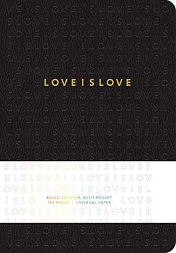 LOVE IS LOVE HARDCOVER RULED JOURNAL