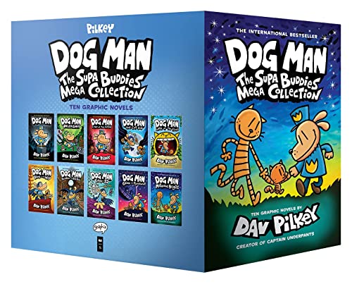 Dog Man: The Supa Buddies Mega Collection (Dog Man #1-10 Boxed Set)