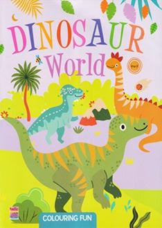 Dinosaur World Colouring Fun
