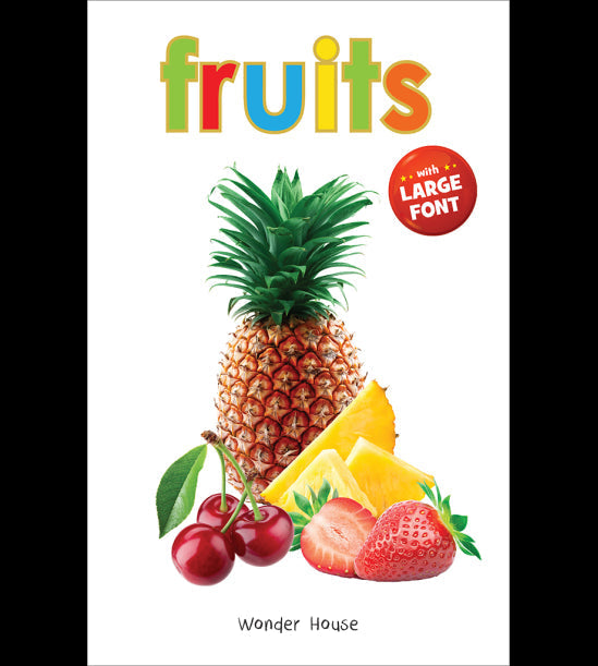 Fruits - Early Learning Board Book With Large Font : Big Board Books Series