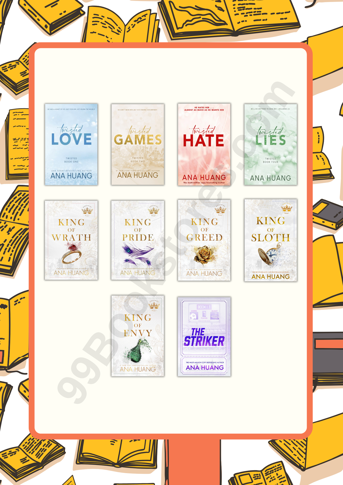 10 BOOKS ANA HUANG COMBO 💞