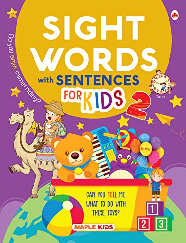 Sight Words and Sentences Book - 2 for Kids by Maple Press