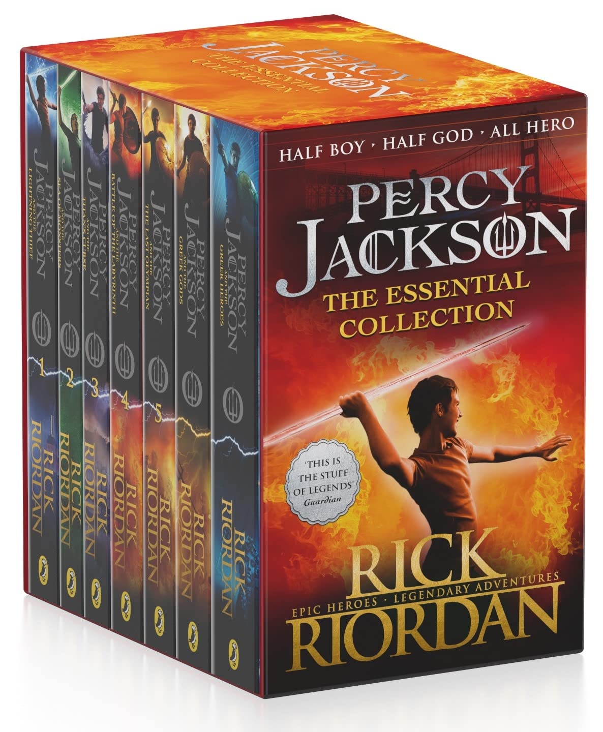 Percy Jackson Collection 7 Books Set by Riordan Rick