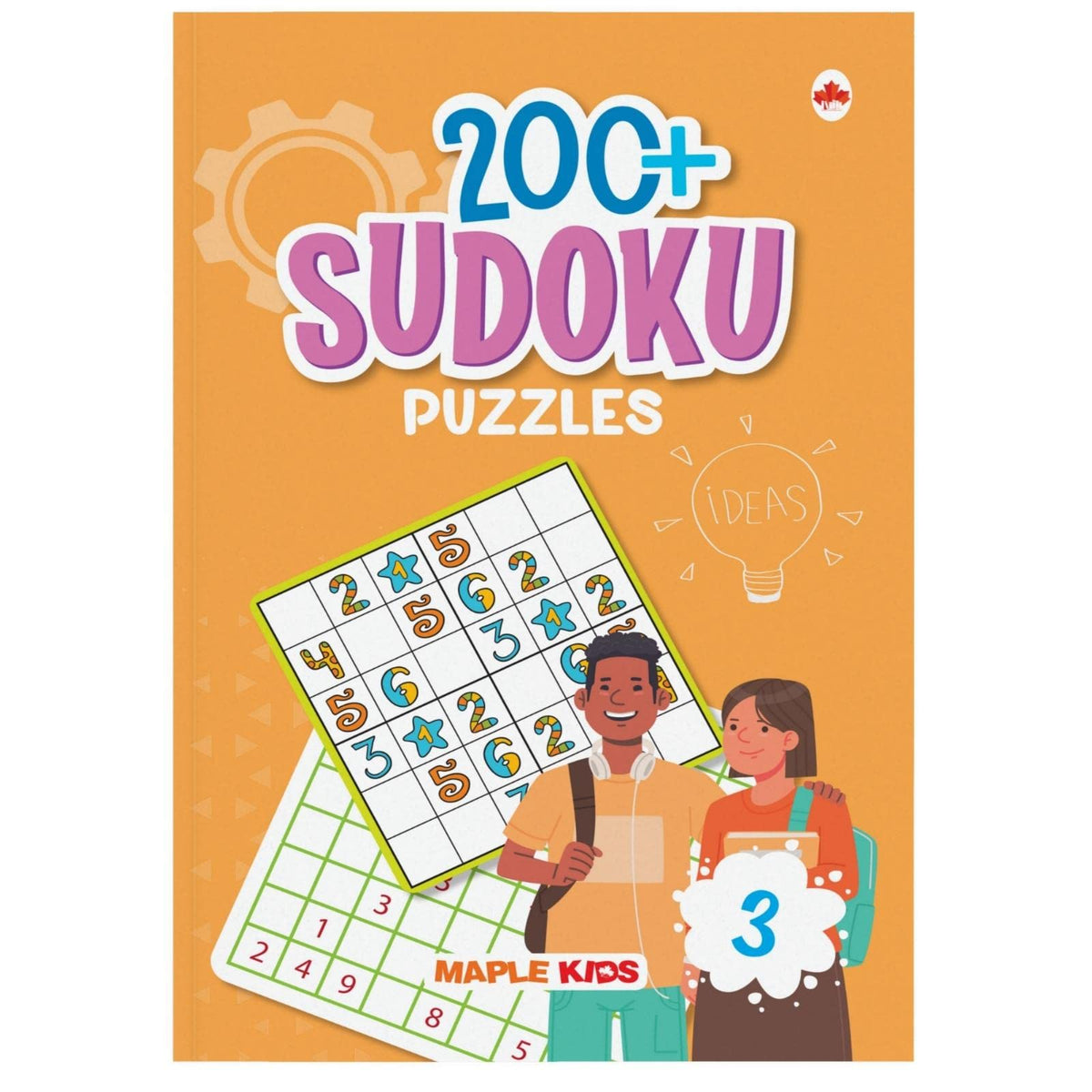 Sudoku Puzzles - Book 3 - Brain Activity Book - 200+ Activities by Maple Press