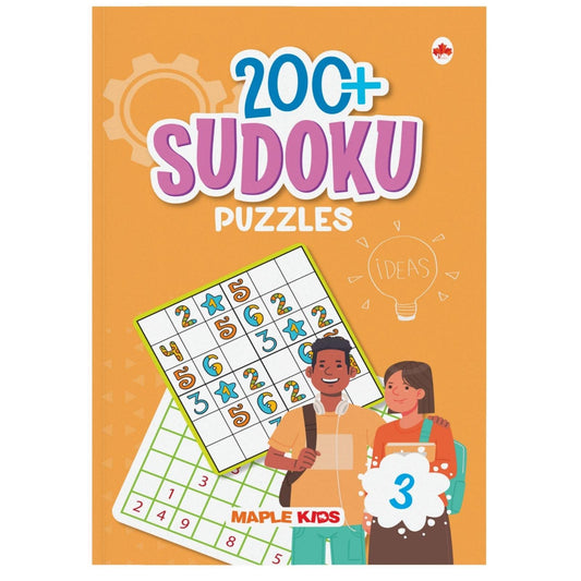 Sudoku Puzzles - Book 3 - Brain Activity Book - 200+ Activities by Maple Press