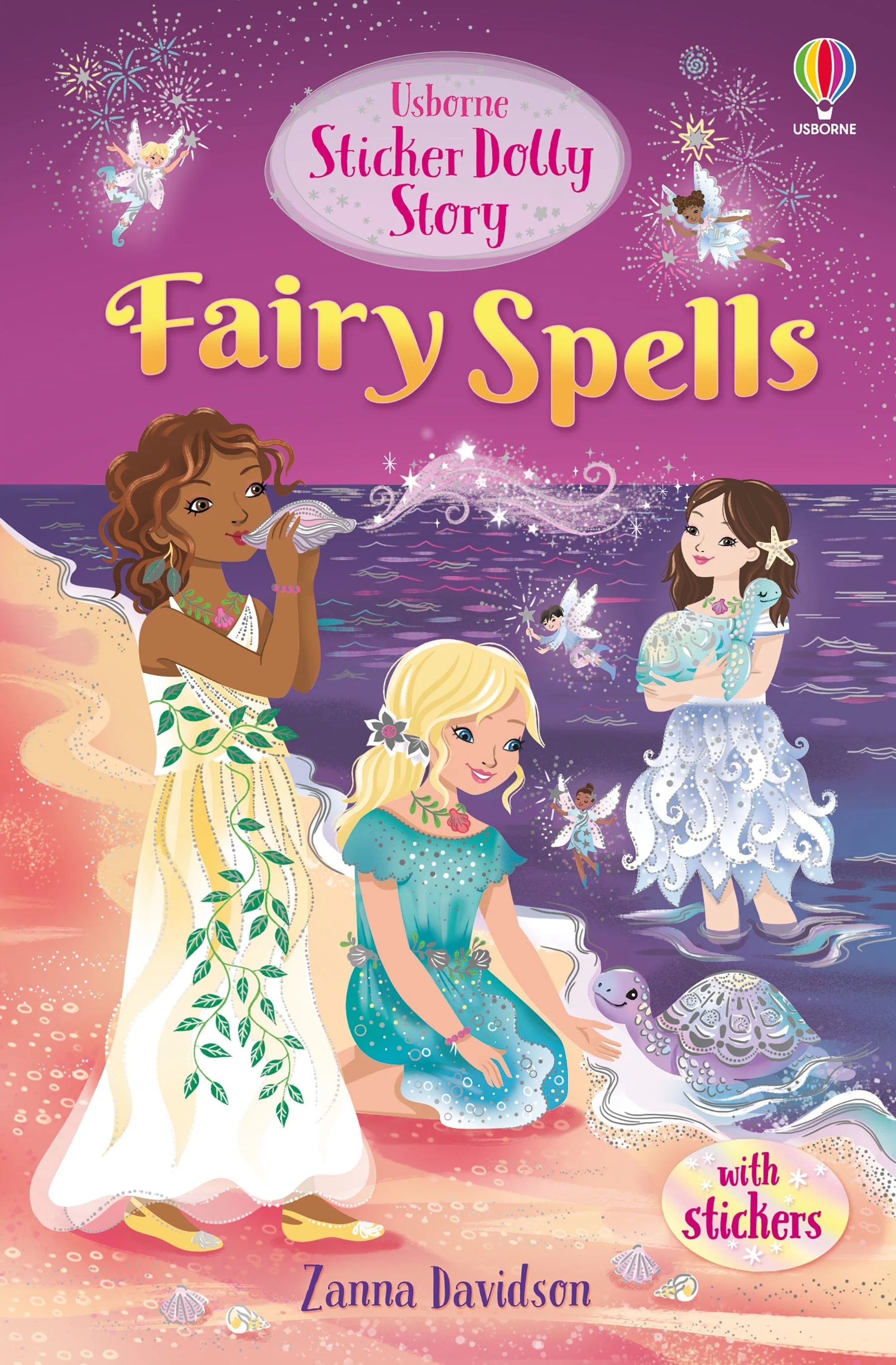 Usborne Fairy Spells (Sticker Dolly Stories). by Zanna Davidson (illustrated By Sylwia Filipczak)