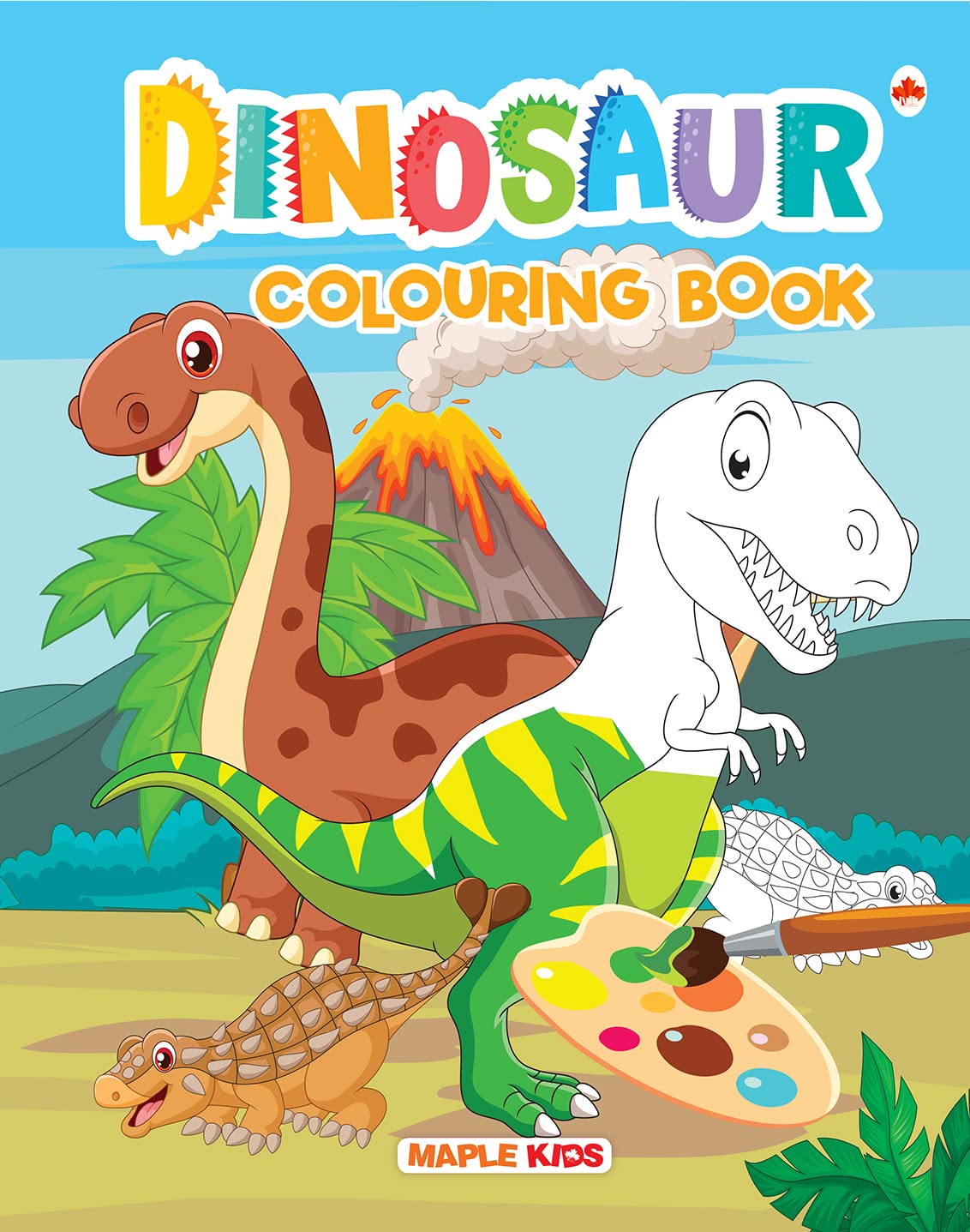 Dinosaur Colouring Book for Kids by Maple Press