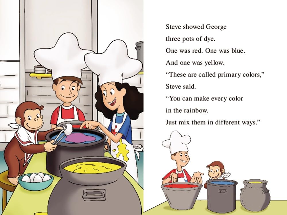 Curious George Colors Eggs: A Colorful Easter Adventure with Everyone's Favorite Curious Monkey by H.A. Rey