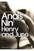 Henry and June by Anais Nin