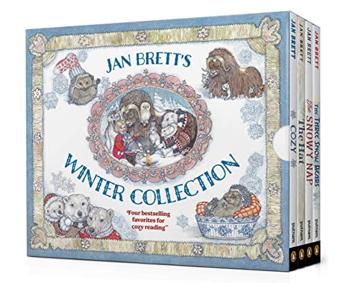 Jan Brett's Winter Collection 4-Book Box Set: The Hat plus 3 other Snowy Classics by Brett Jan