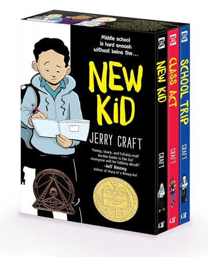 New Kid 3-Book Box Set: A Graphic Novel Collection: New Kid, Class Act, School Trip by Jerry Craft