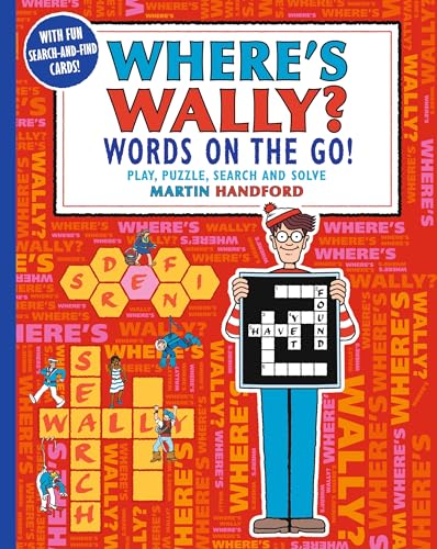 Walker Books Ltd Wheres Wally? Words on the Go! Play, Puzzle, Search and Solve.