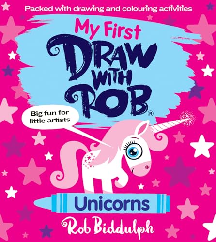 HARPERCOLLINSCHILDRENSBOOKS My First Draw With Rob Unicorns.