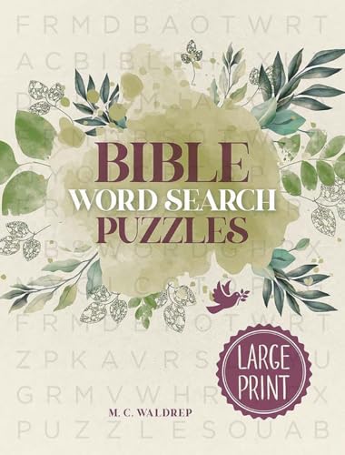 Bible Word Search Puzzles (Large Print) by M. C. Waldrep